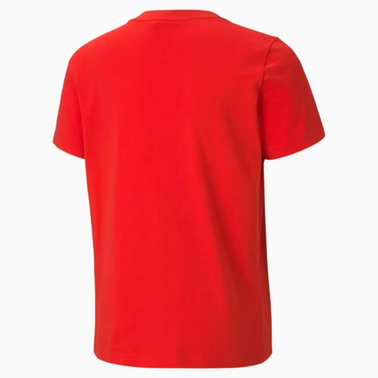 PUMA JUNIOR CLASSIC RED TEE