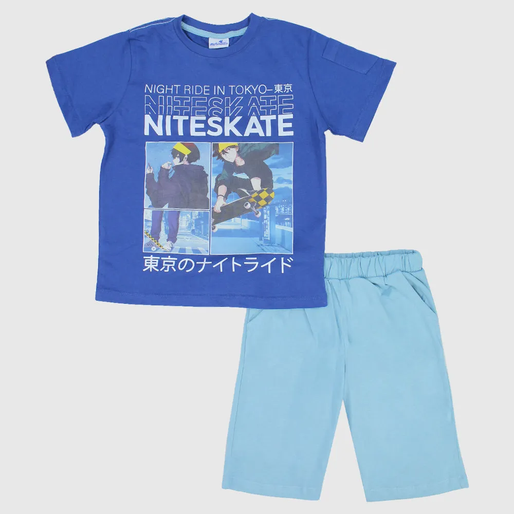 "Niteskate" Short-Sleeved Pajama