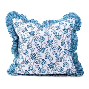 Ruffle Throw Pillow - Sanibel