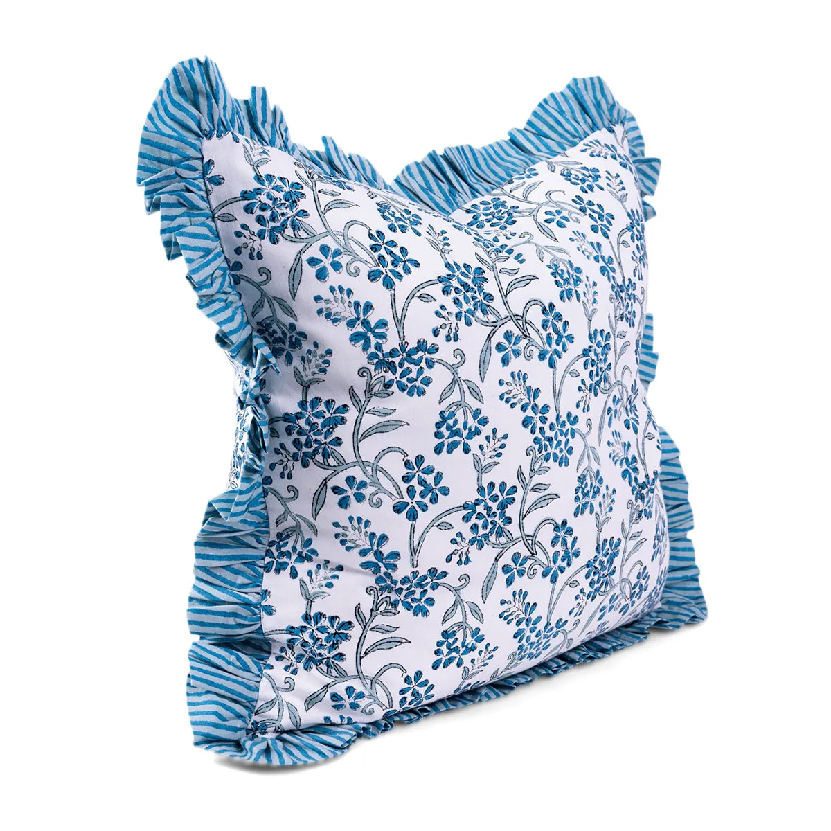 Ruffle Throw Pillow - Sanibel