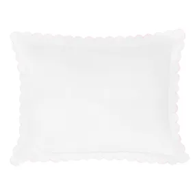 Scallop Baby Pillowcase - Blush