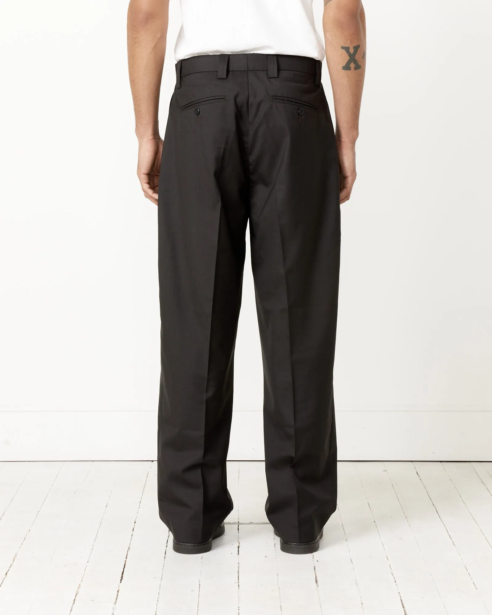 Service Trouser in Dark Brown