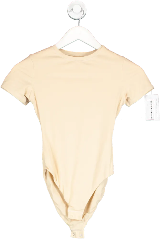 SKIMS Nude Fits Everybody T Shirt Bodysuit UK XS