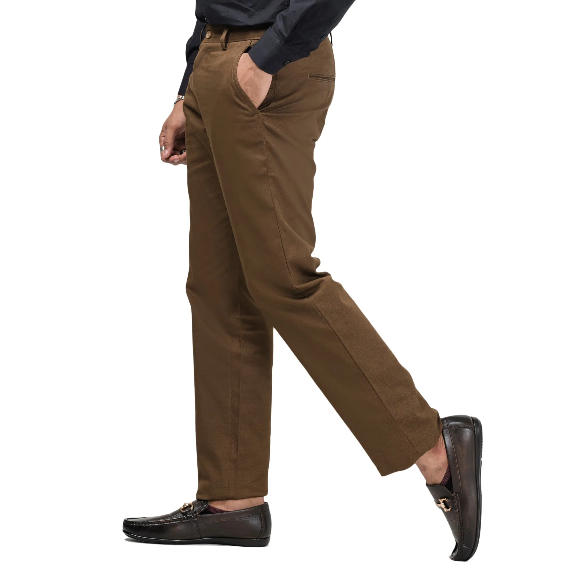 Slim Fit Brown Chinos