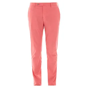 SLIM POPLIN PANT RED