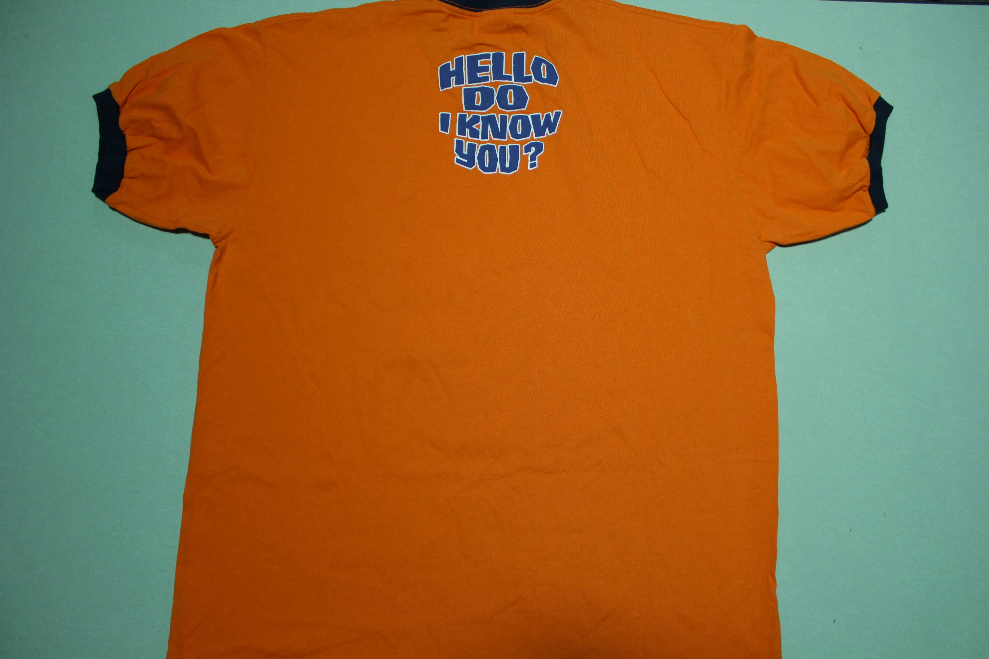 SpongeBob Square Pants Patrick 2003 Hello Do I Know You Cartoon Movie Promo T-Shirt