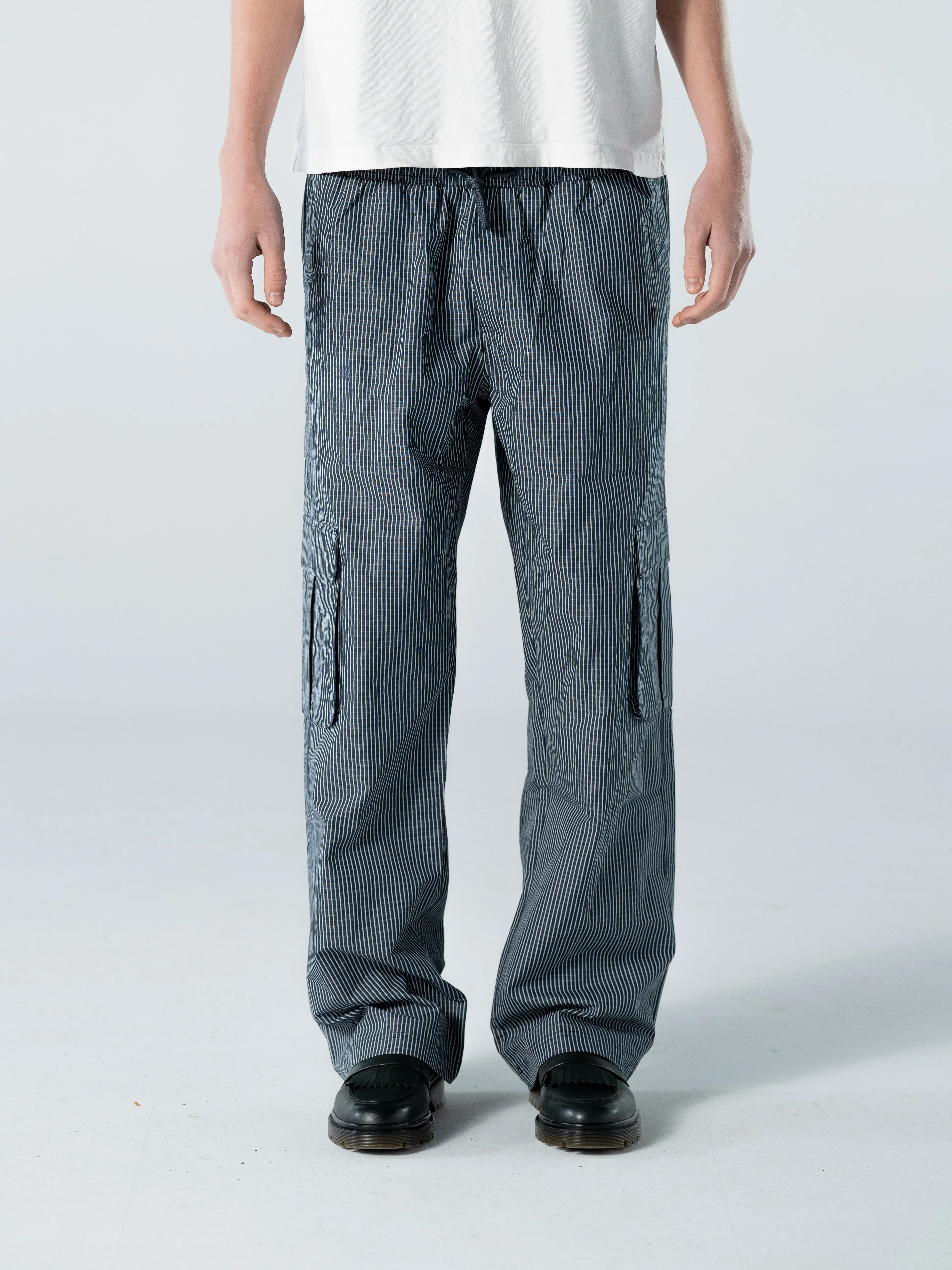 Striped Cargo Pants