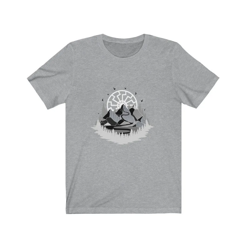 Sun Wheel Mountains T-Shirt