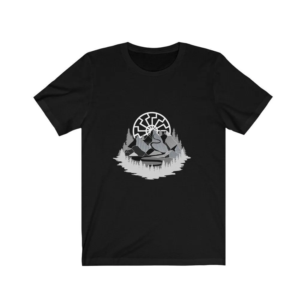 Sun Wheel Mountains T-Shirt