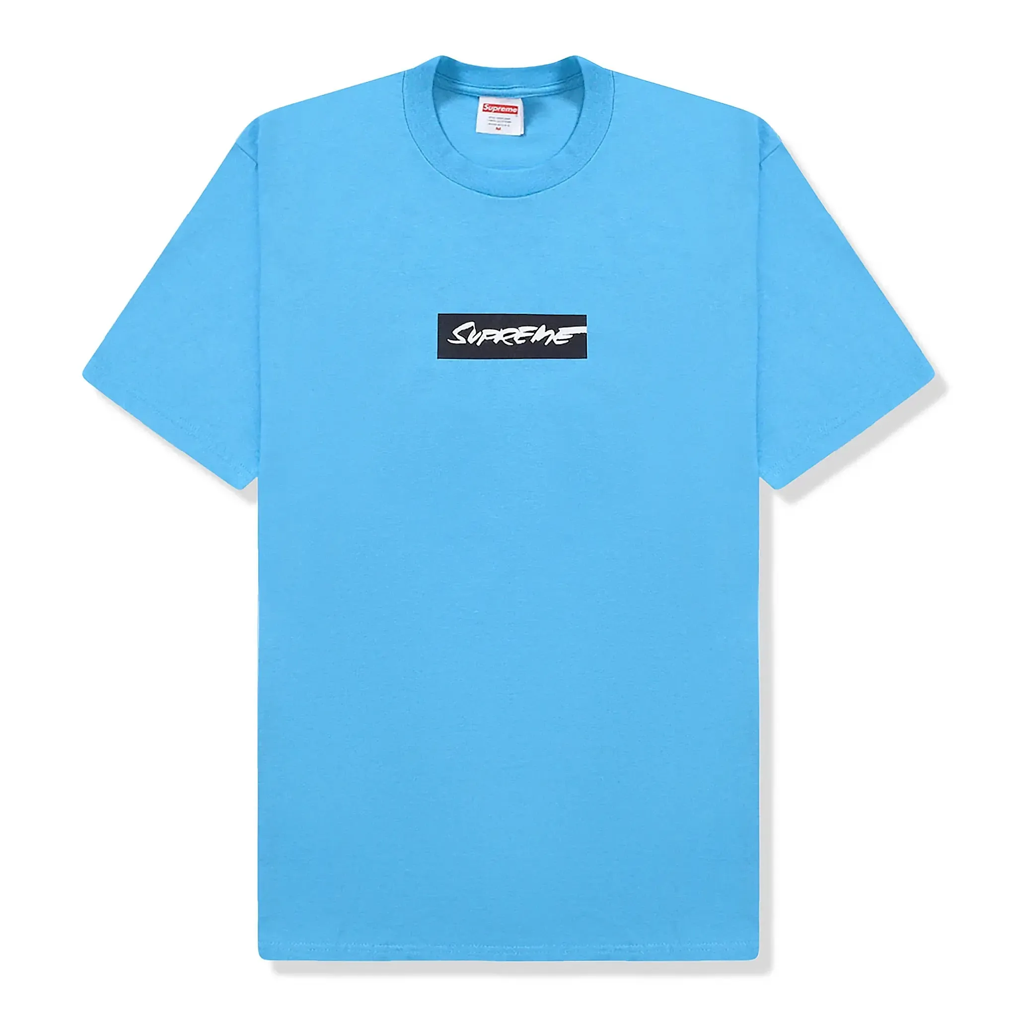 Supreme Futura Box Logo Bright Blue T Shirt