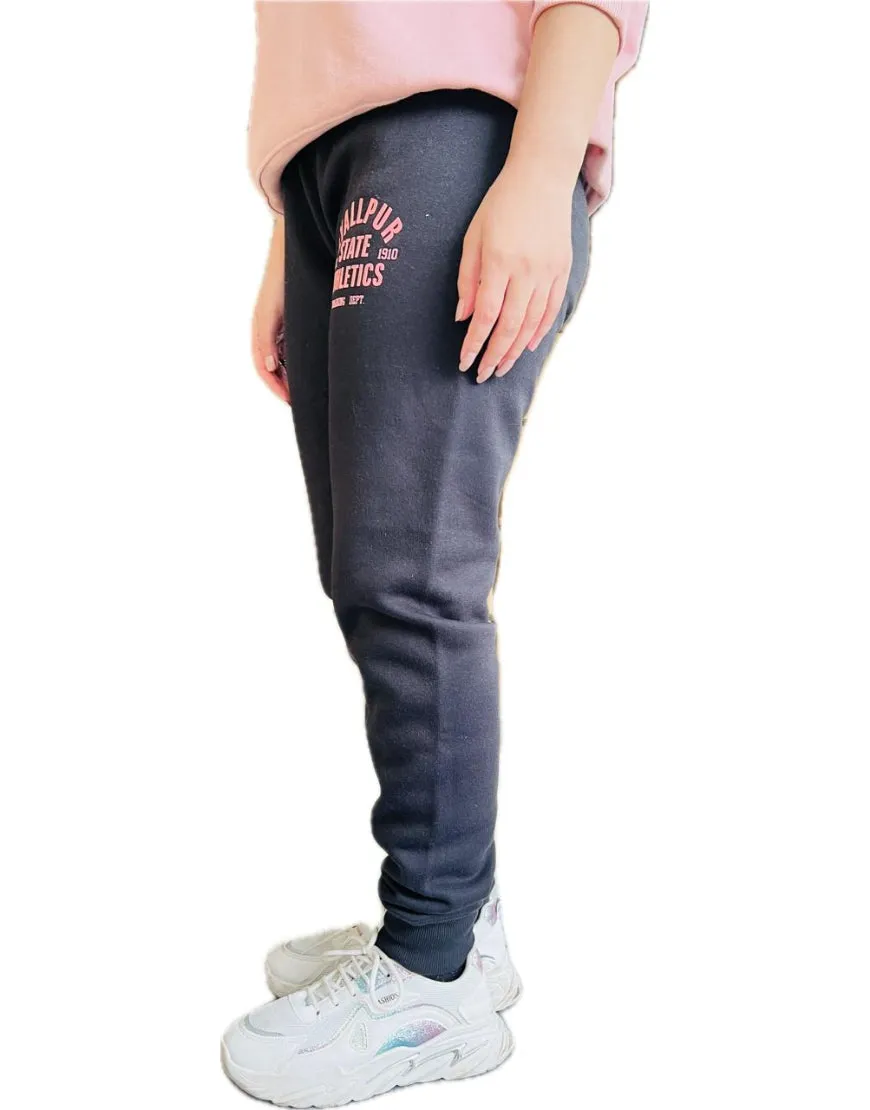 Sweatpant in Black & Pink