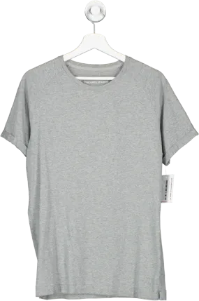 Tailored Athlete Grey Loop Back T Shirt UK L