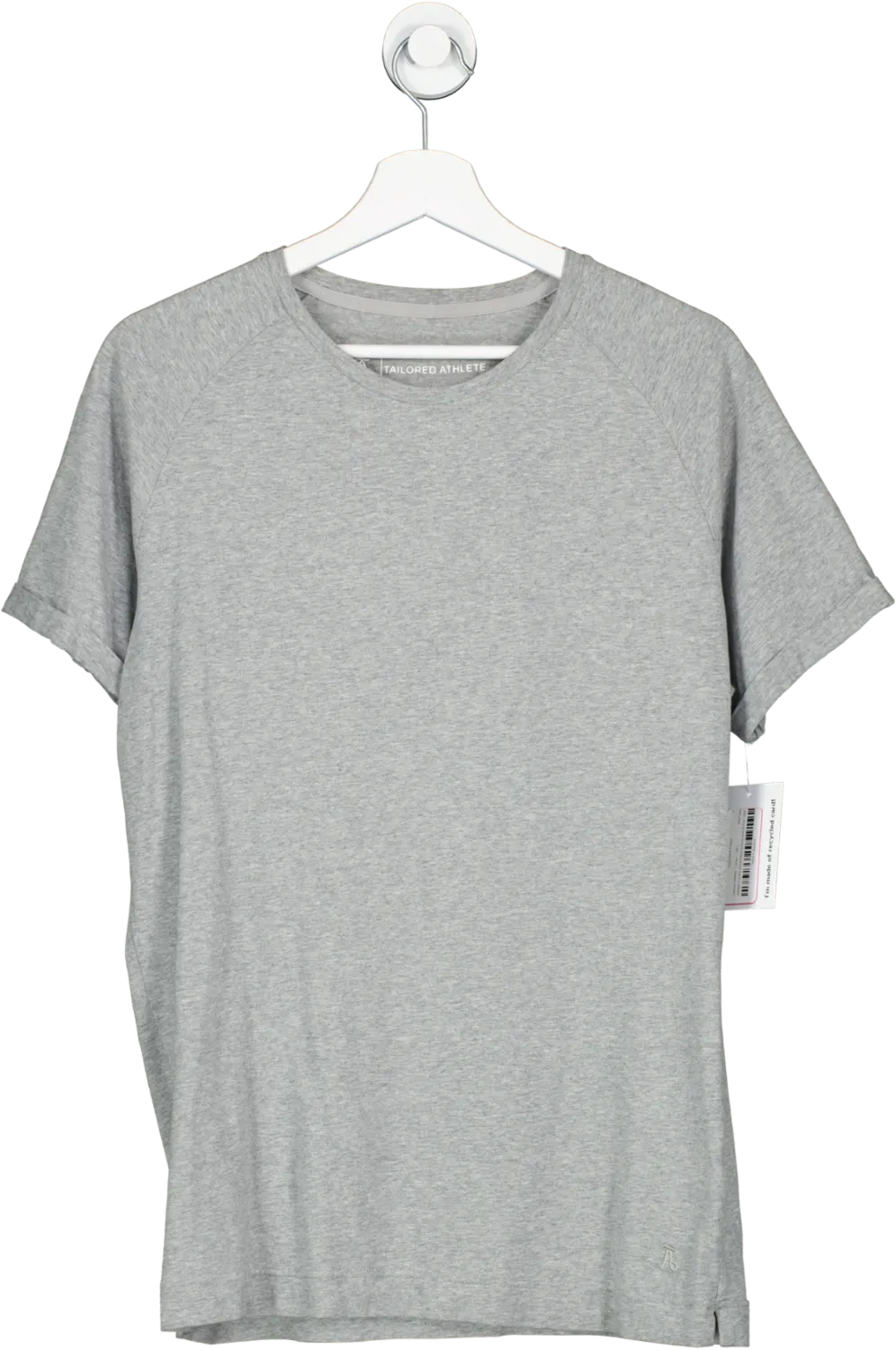 Tailored Athlete Grey Loop Back T Shirt UK L