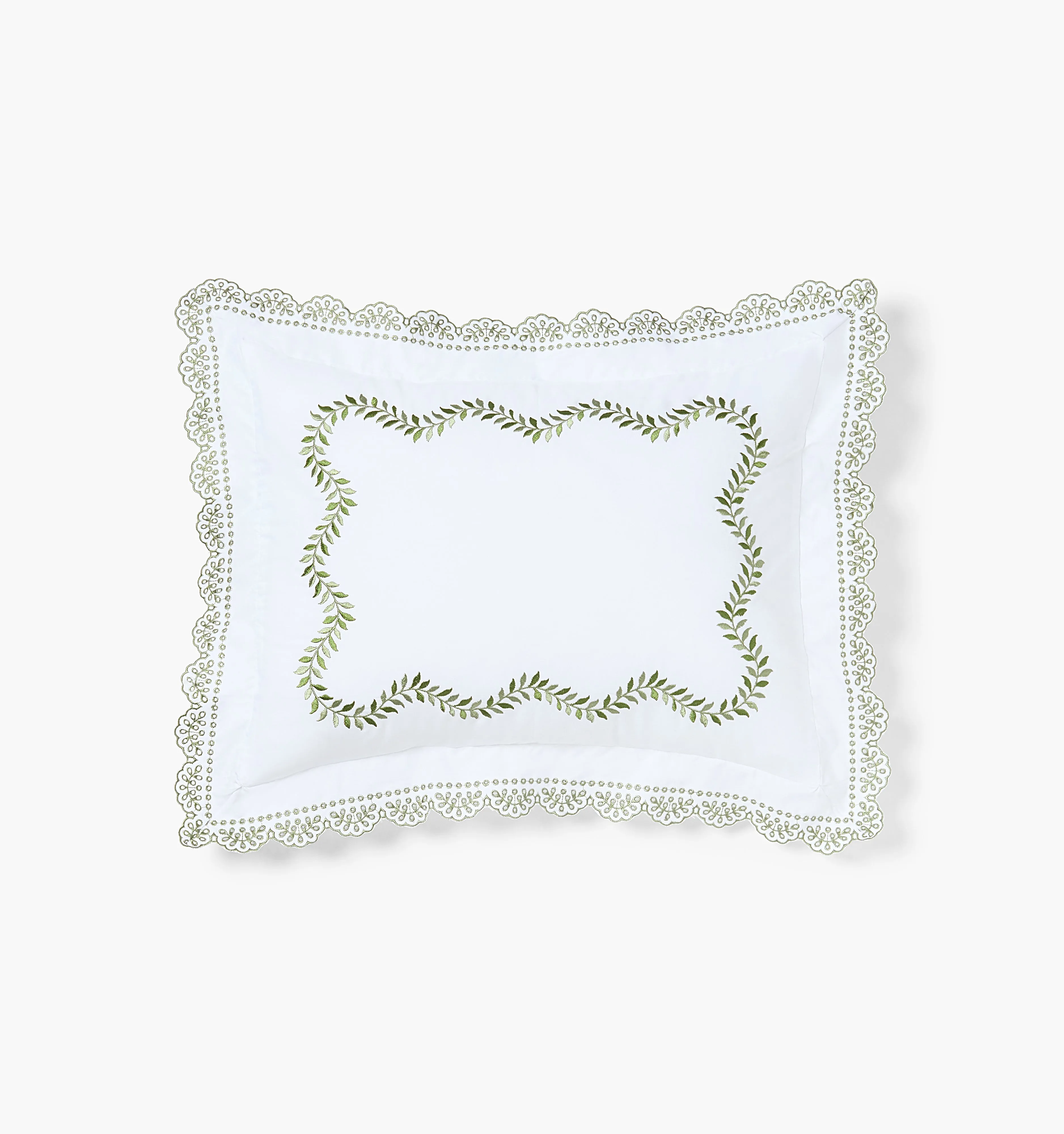 The Boudoir Pillow - Apple Green Sloane