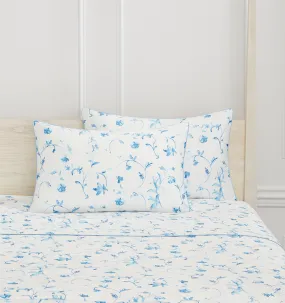 The Pillowcase Set - Blue Botanical