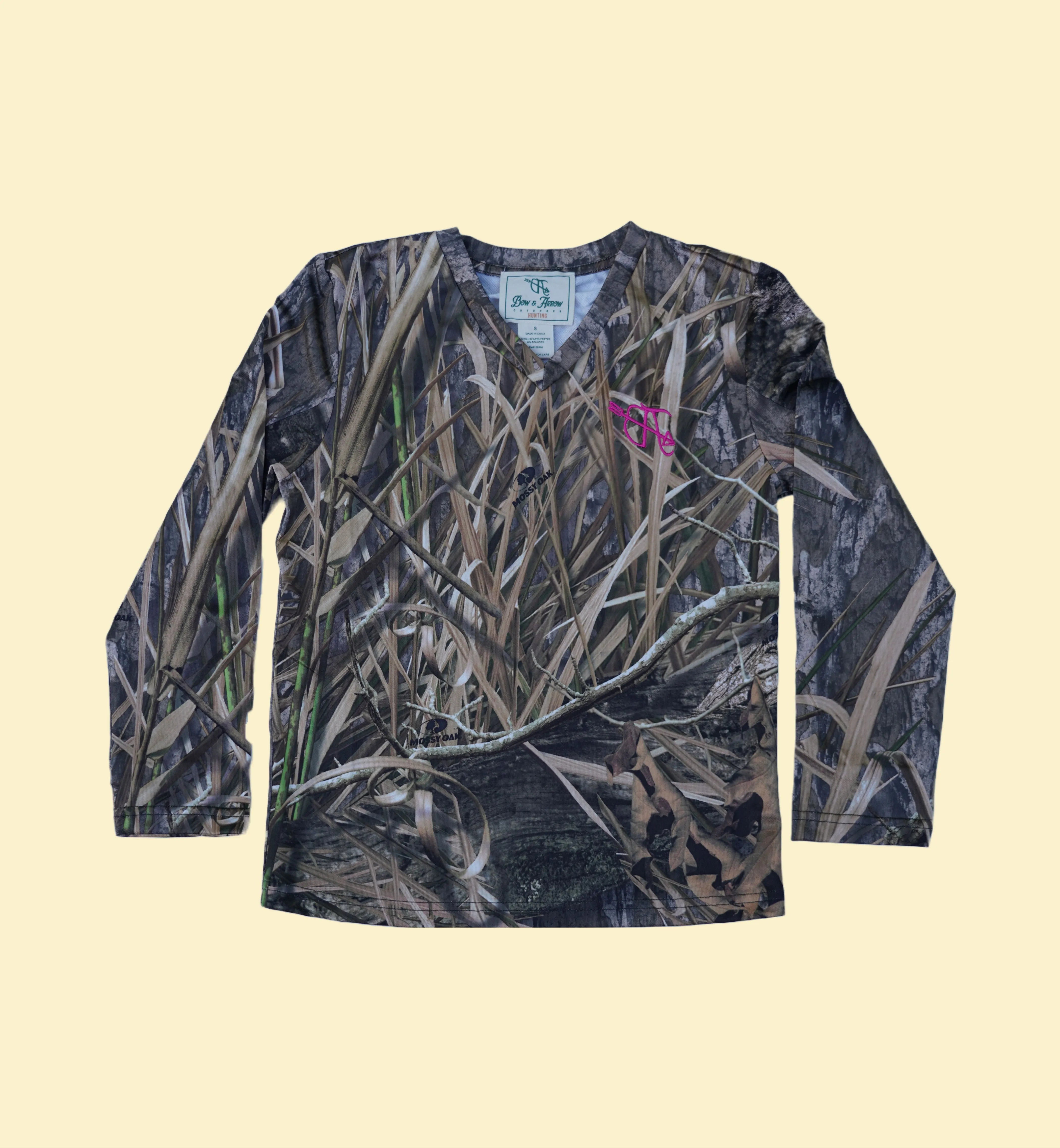 V-Neck Long Sleeve Shirt by Bow and Arrow Outdoors